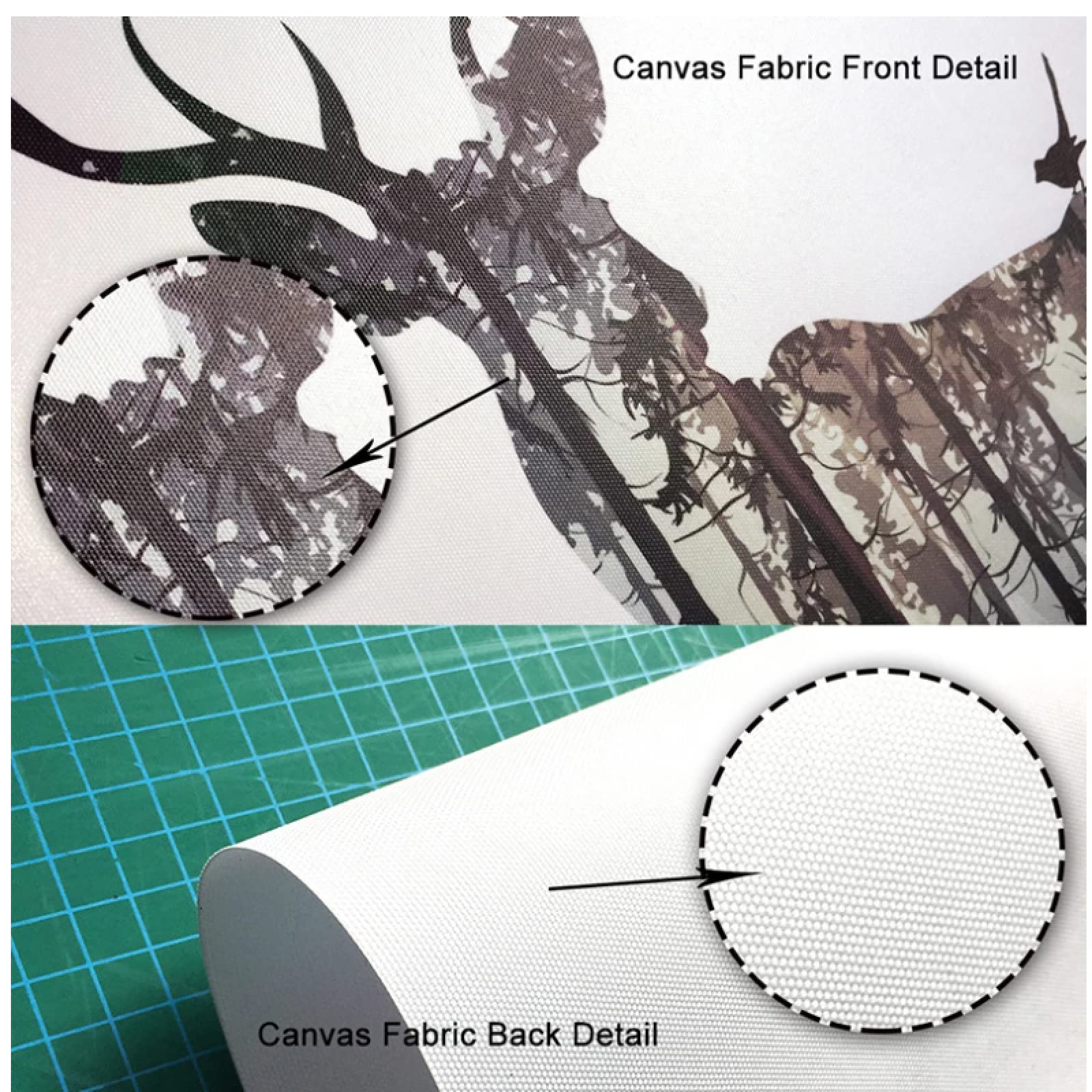 Amazon.co.jp: BXCBXDBXCD ペイルブルードットキャンバス絵画教育科学